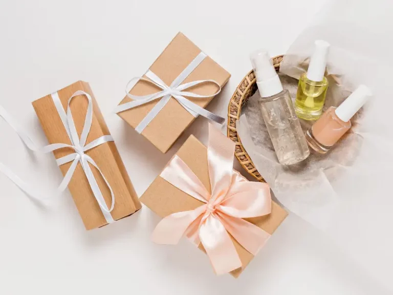 skincare gits on a table