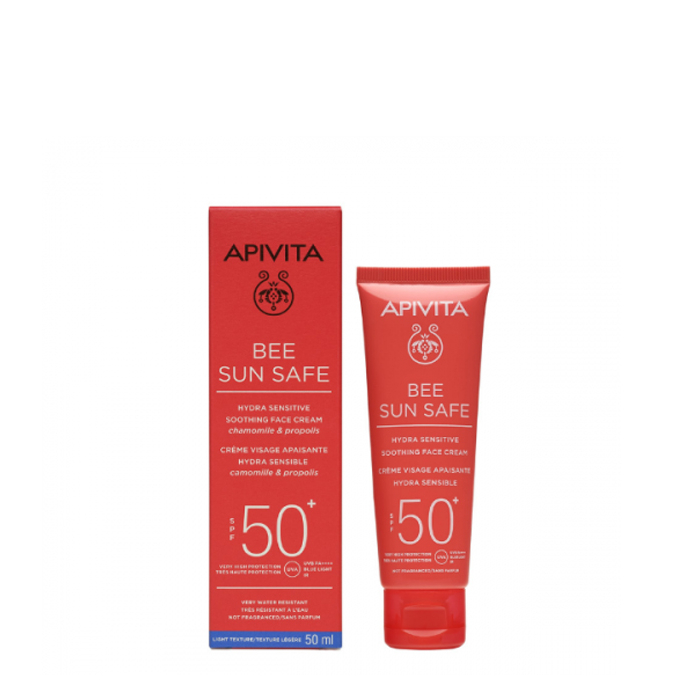 Apivita Bee Sun Safe Hydra Sensitive Soothing Face Cream Spf50+